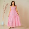 Printed Maxi Dress – Pink